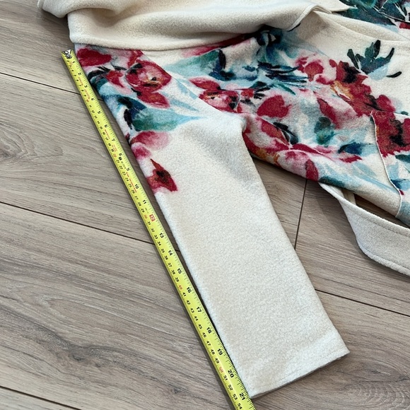 NWT Anthropologie Sleeping on Snow Winter Blossom Wool Jacket - Picture 10 of 14